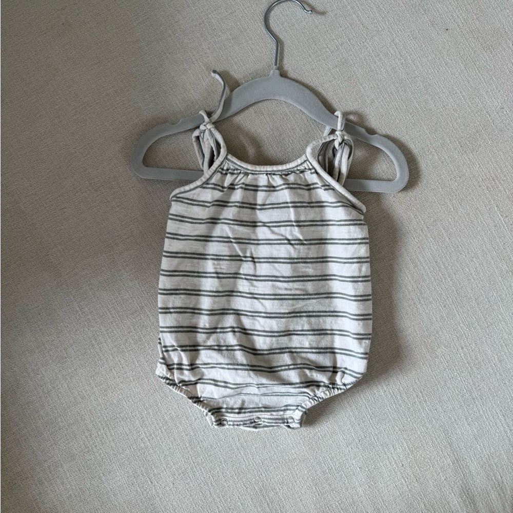Rylee + Cru Striped Baby Romper